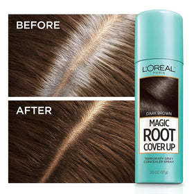 L'Oreal Paris Magic Root Cover Up in use on hair