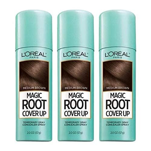 L'Oreal Paris Magic Root Cover Up Medium Brown 6 oz front view