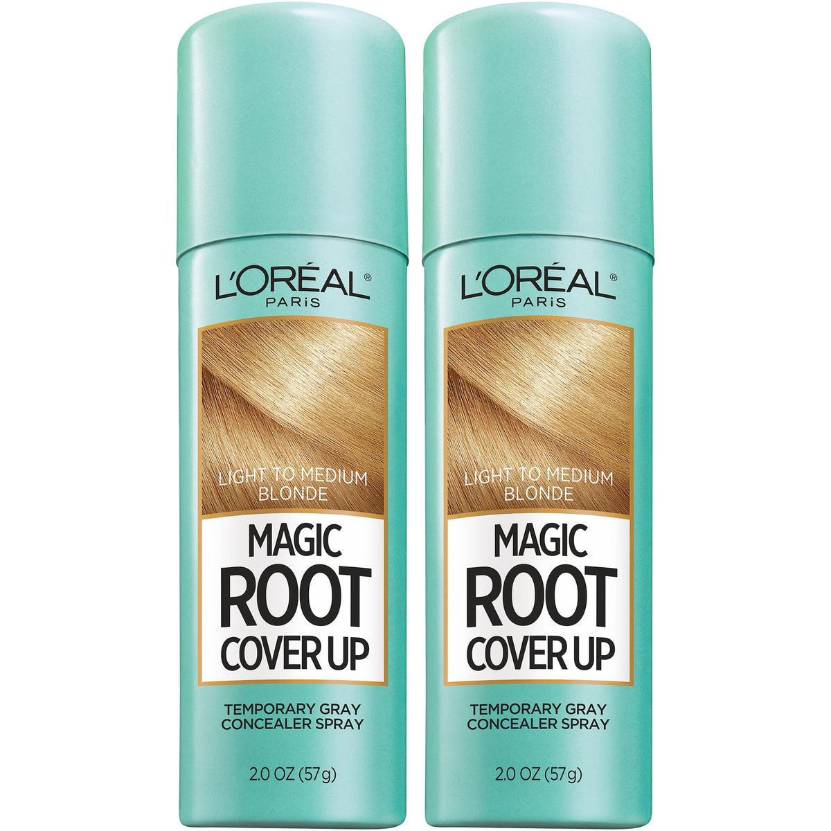L'Oreal Paris Magic Root Cover Up Spray Light to Medium Blonde front view