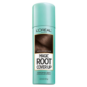 L'Oreal Paris Magic Root Cover Up Spray Medium Brown front view
