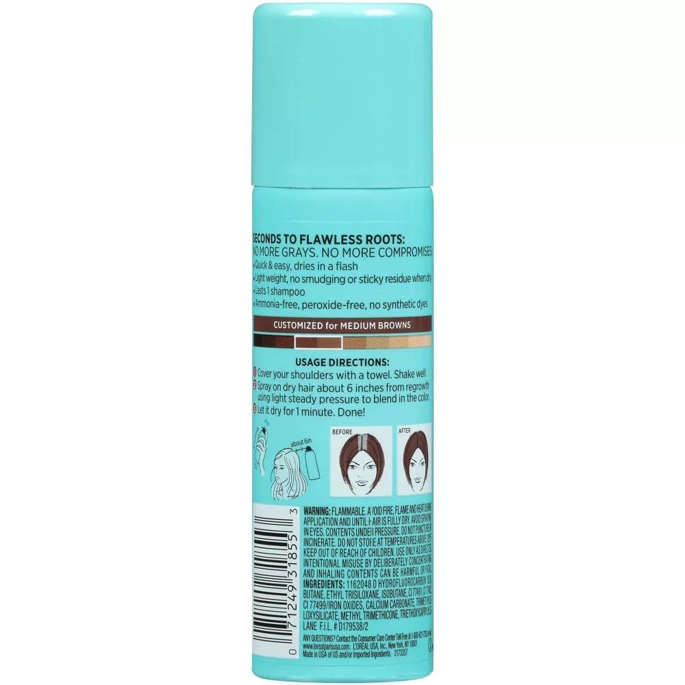 L'Oreal Paris Magic Root Cover Up spray nozzle close-up