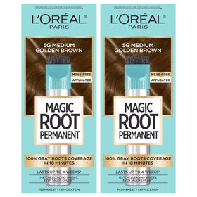 L'Oreal Paris Magic Root Hair Color Kit 5G Medium Golden Brown front view