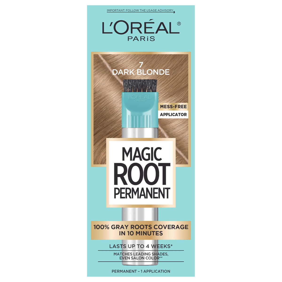 L'Oreal Paris Magic Root Hair Color Kit 7 Dark Blonde front view