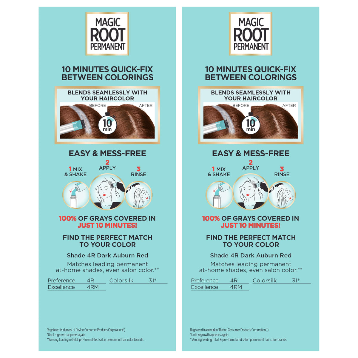 L'Oreal Paris Magic Root hair color results on hair