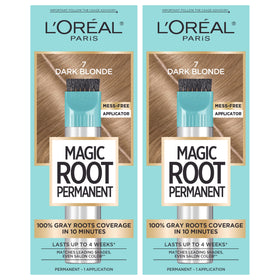 L'Oreal Paris Magic Root Permanent Hair Color Kit front view with 7 Dark Blonde shade