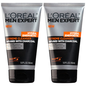 L'Oreal Paris Men Expert Hydra Energetic Charcoal Cleanser front view