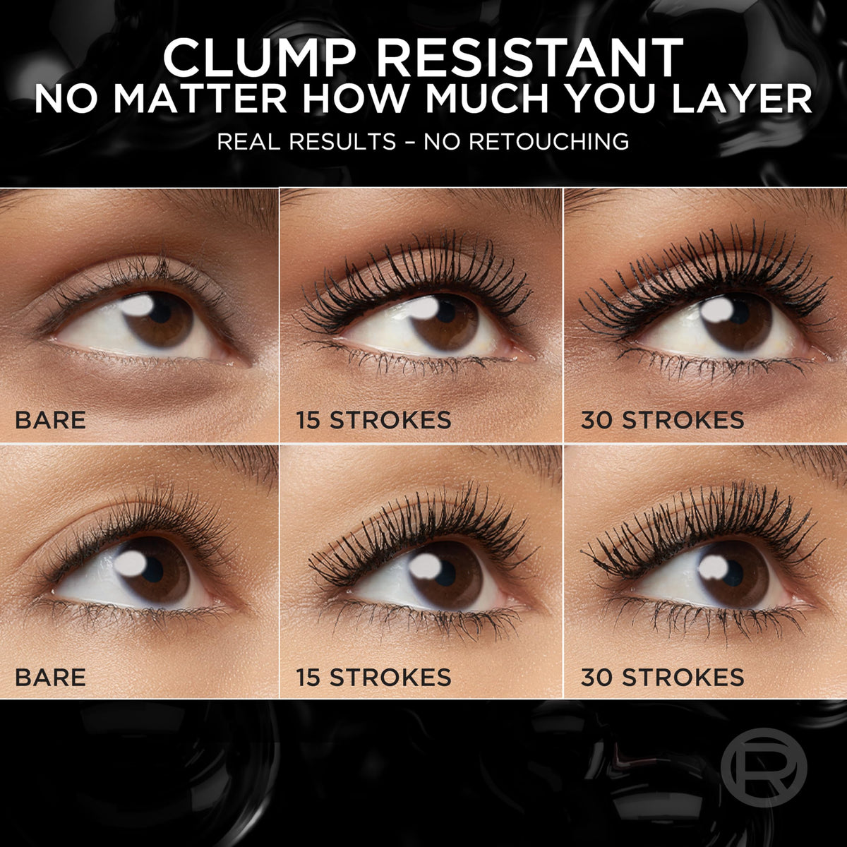 L'Oreal Paris Paradise Big Deal Mascara applied on lashes