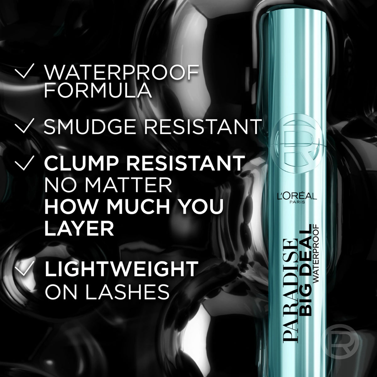 L'Oreal Paris Paradise Big Deal Waterproof Mascara on vanity