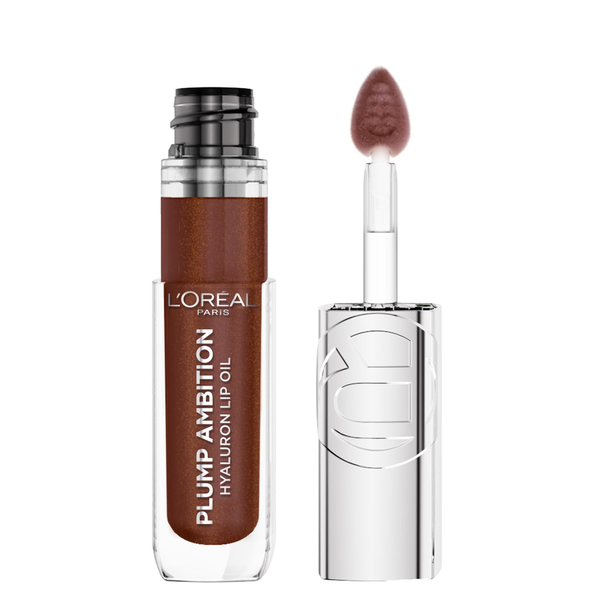 L'Oreal Paris Plump Ambition Hyaluron Lip Oil La Nuit Sparkle front view