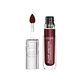 L'Oreal Paris Plump Ambition Hyaluron Lip Oil Shimmer in Ruby Lights front view