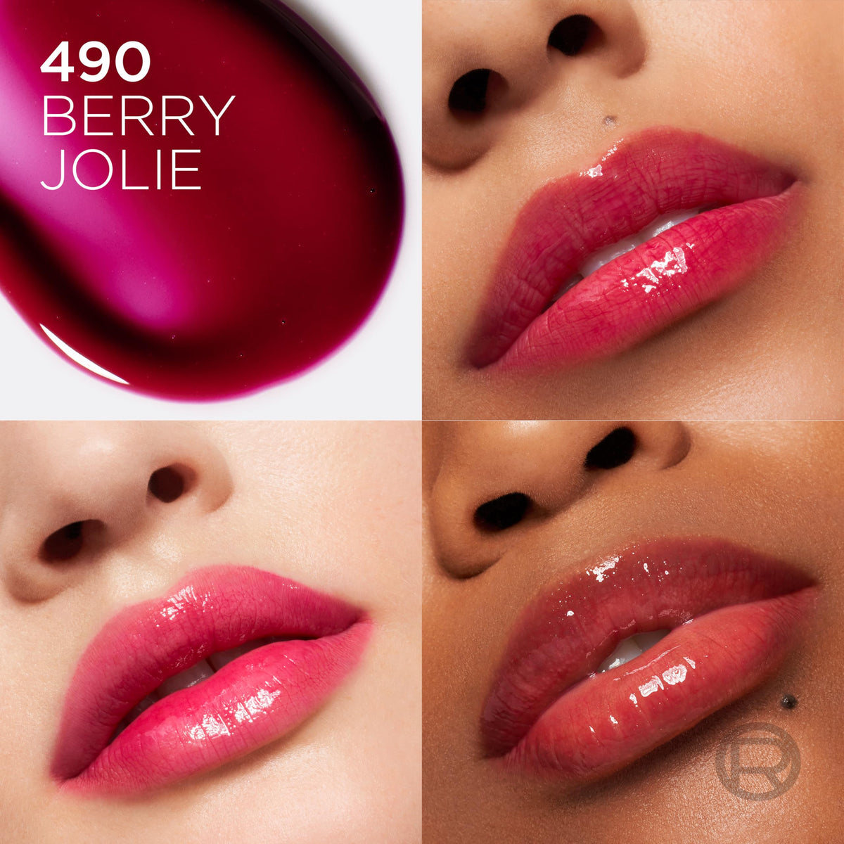 L'Oreal Paris Plump Ambition Lip Oil Berry Jolie with applicator