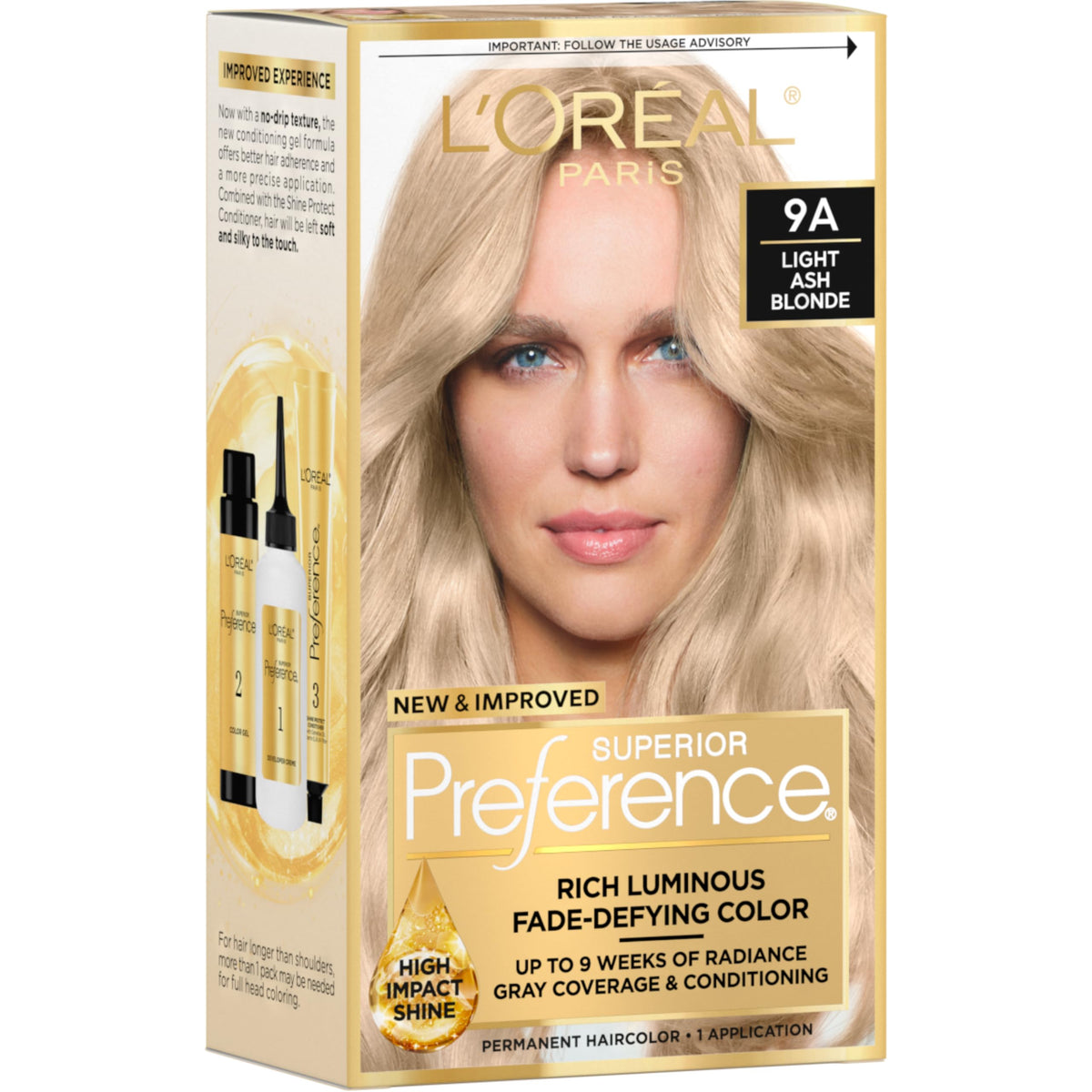 L'Oreal Paris quality Preference Hair Color Kit front view