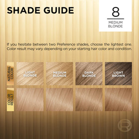 L'Oreal Paris quality Preference Hair Color swatch on hair