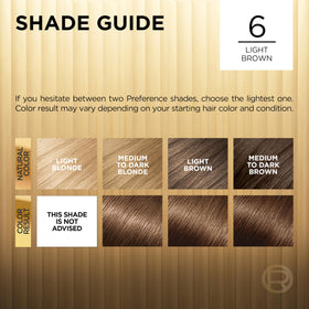 L'Oreal Paris quality Preference hair dye application process