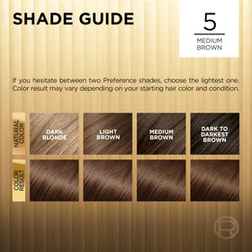L'Oreal Paris quality Preference instruction leaflet