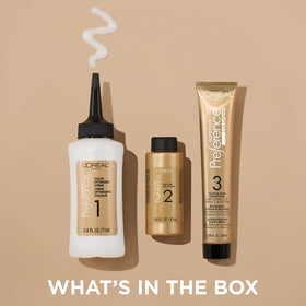 L'Oreal Paris quality Preference packaging showing colour options