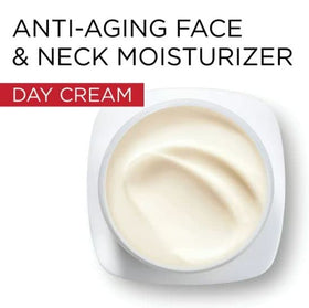 L'Oreal Paris Revitalift Face & Neck Moisturizer application on skin