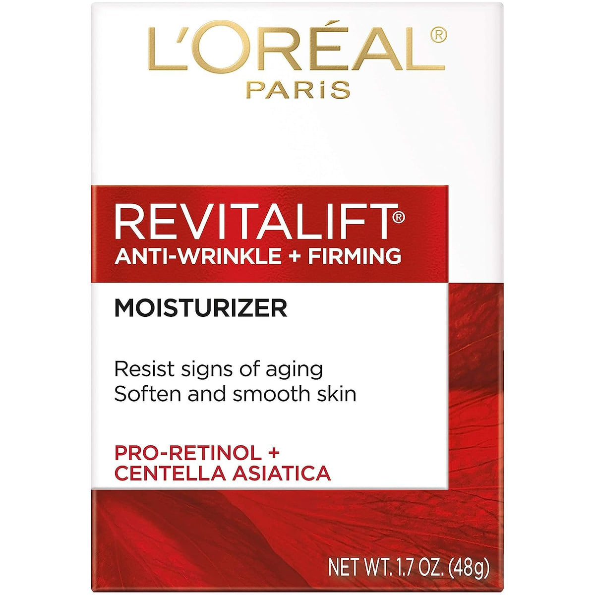 L'Oreal Paris Revitalift Face & Neck Moisturizer front view