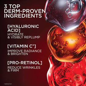 L'Oreal Paris Revitalift moisturizer application on skin