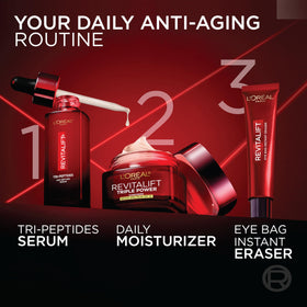L'Oreal Paris Revitalift moisturizer with ingredients list