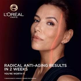 L'Oreal Paris Revitalift serum application on hand