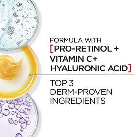 L'Oreal Paris Revitalift Triple Power Eye Cream texture on skin