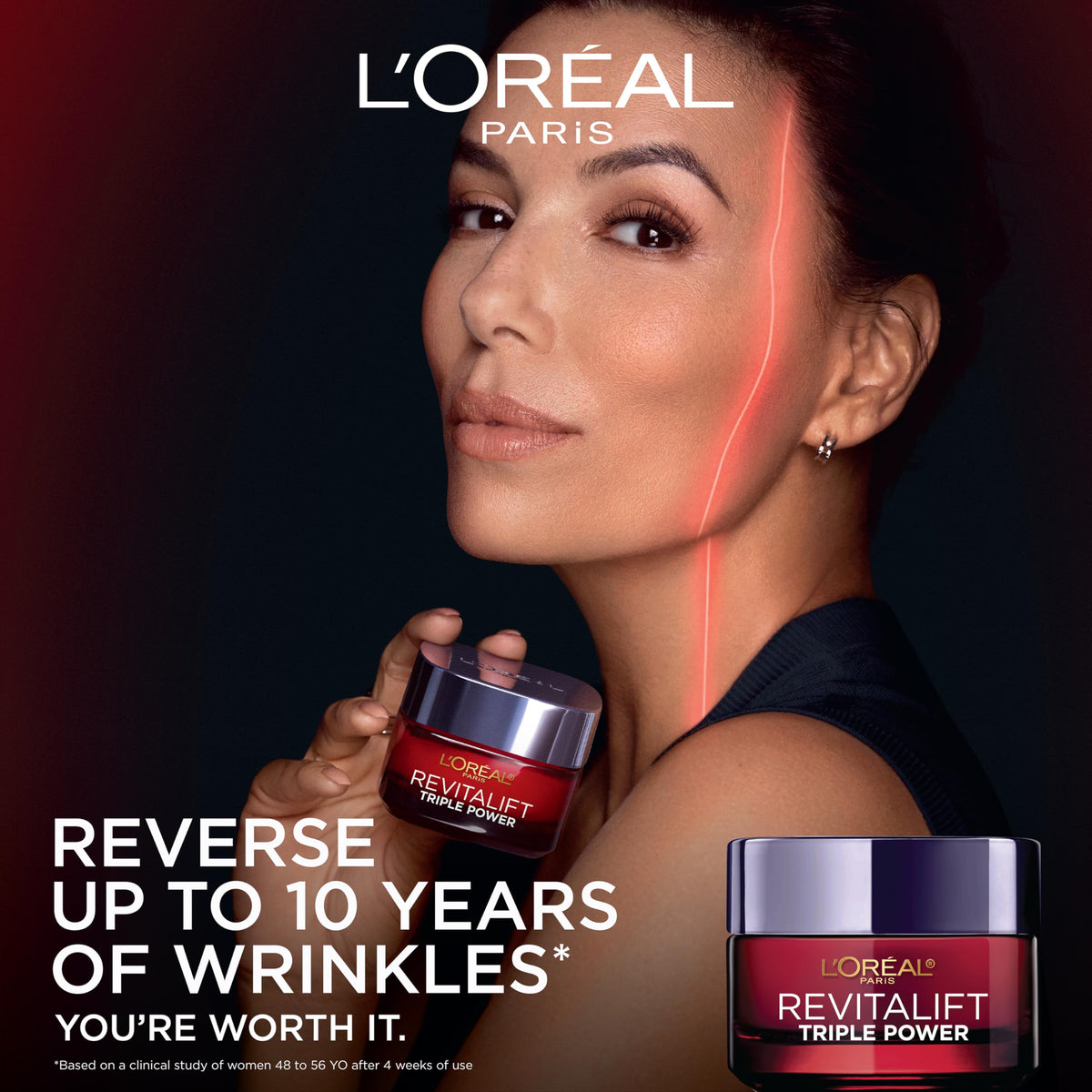 L'Oreal Paris Revitalift Triple Power Face Moisturizer packaging