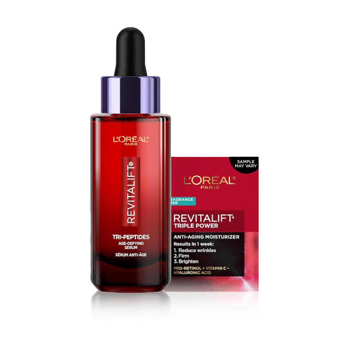 L'Oreal Paris Revitalift Triple Power Face Serum front view