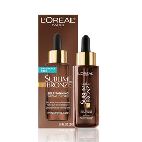 L'Oreal Paris Sublime Bronze Self Tanning Facial Drops 1 fl. Oz front view