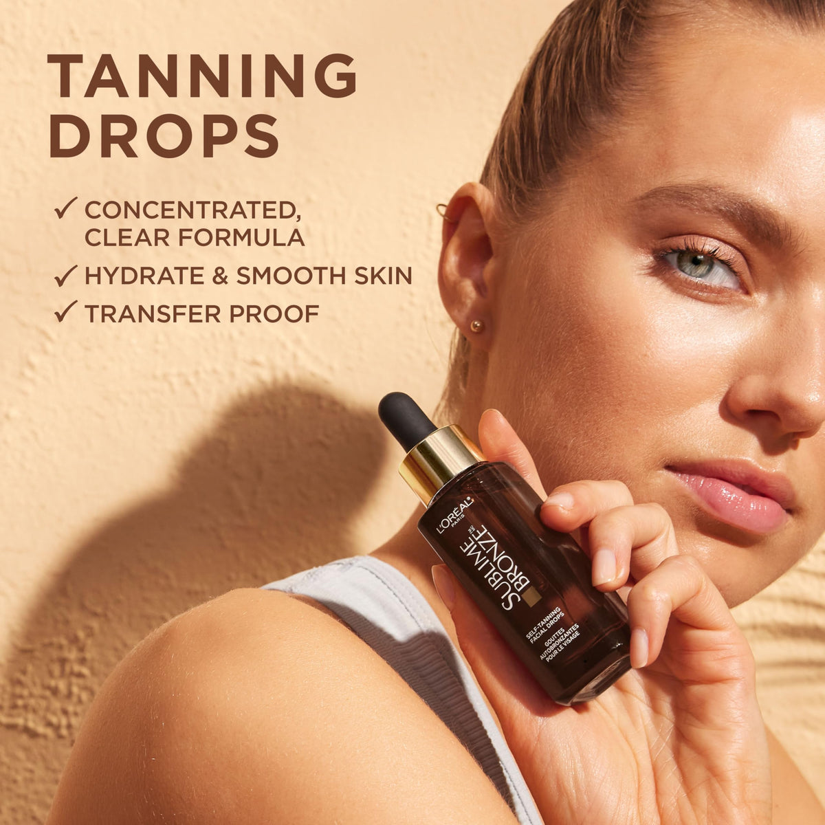 L'Oreal Paris Sublime Bronze Self Tanning Facial Drops with moisturizer