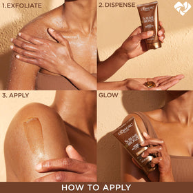 L'Oreal Paris Sublime Bronze Self-Tanning Lotion Medium bottle side view