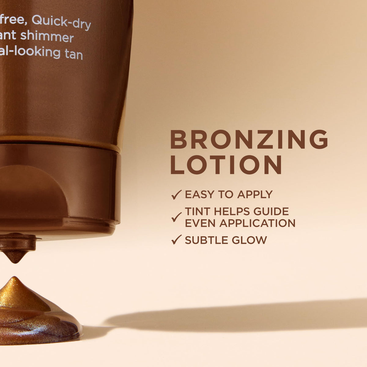L'Oreal Paris Sublime Bronze Self-Tanning Lotion Medium texture close-up