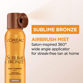 L'Oreal Paris Sublime Bronze Self-Tanning Mist 360-degree applicator