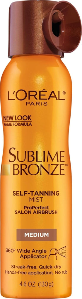 L'Oreal Paris Sublime Bronze Self-Tanning Mist 4.6 oz front view