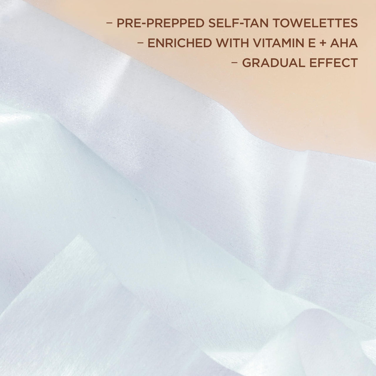 L'Oreal Paris Sublime Bronze Self Tanning Towelettes application process