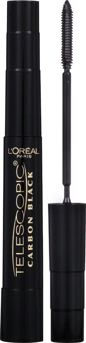 L'Oreal Paris Telescopic Lengthening Mascara Carbon Black front view