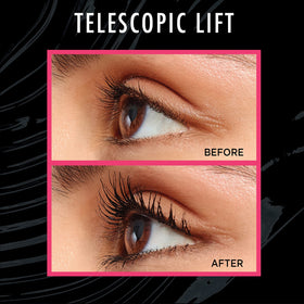 L'Oreal Paris Telescopic Lift Mascara applied on lashes