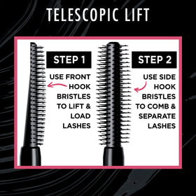 L'Oreal Paris Telescopic Lift Mascara back view showing ingredients