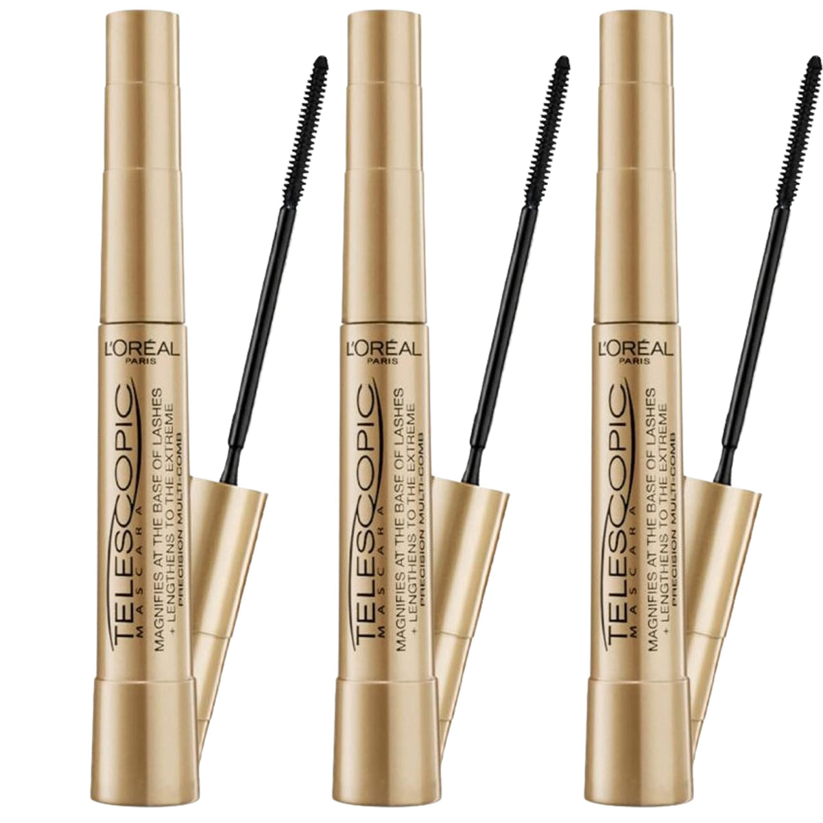L'Oreal Paris Telescopic Mascara Black 0.27 oz front view