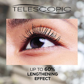 L'Oreal Paris Telescopic Mascara Black brush close-up