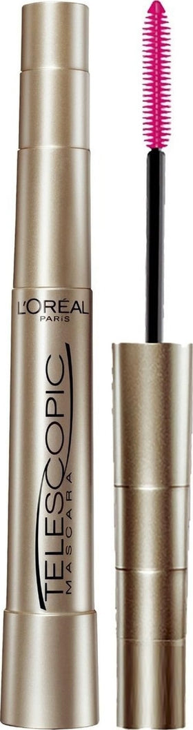L'Oreal Paris Telescopic Mascara front view with black packaging