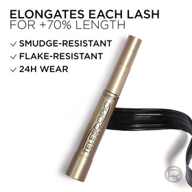 L'Oreal Paris Telescopic Mascara in a beauty setup