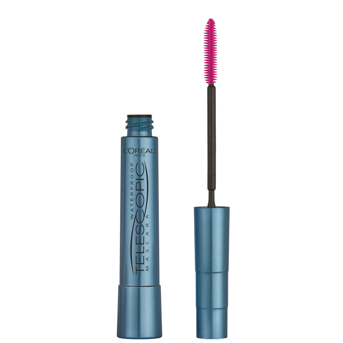 L'Oreal Paris Telescopic Waterproof Mascara black packaging front view