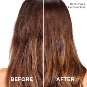 L'Oreal Paris Thickening Shampoo lather in hands