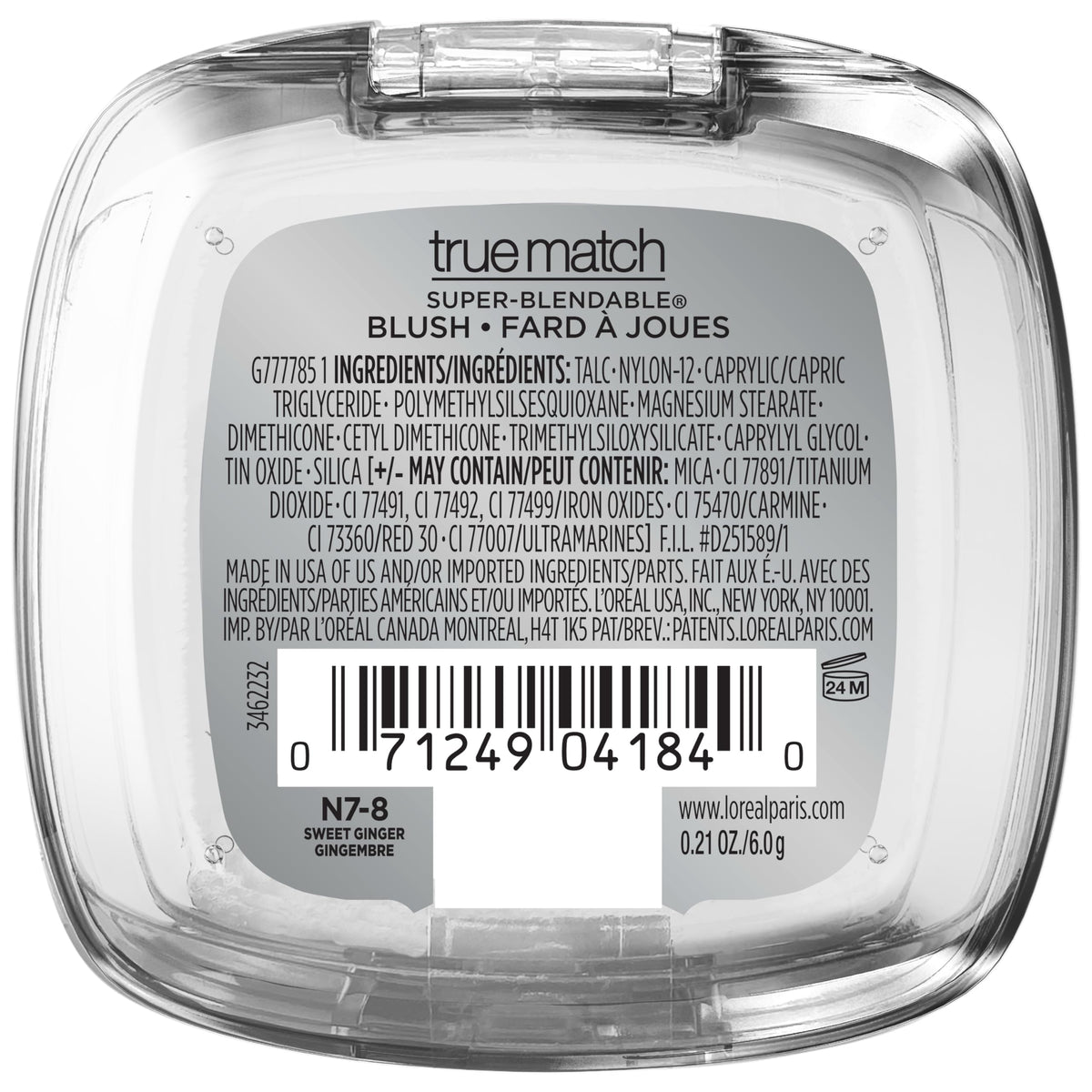 L'Oreal Paris True Match Blush Sweet Ginger with mirror open