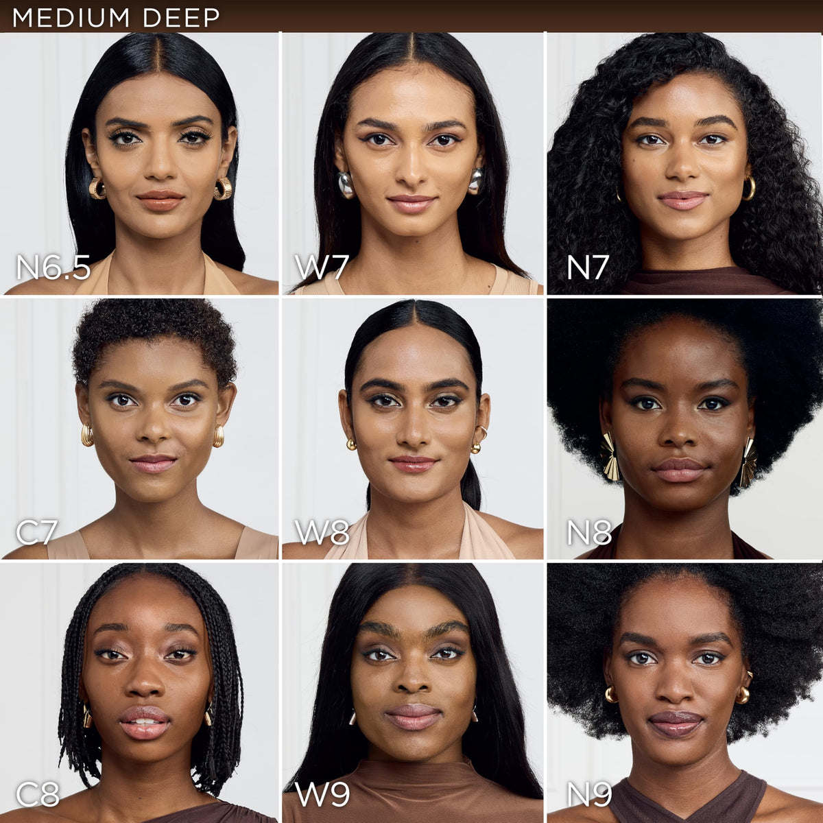 L'Oreal Paris True Match Foundation N9 Medium Deep in makeup setup