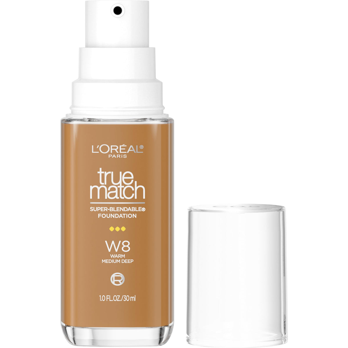 L'Oreal Paris True Match Foundation W8 Medium Deep front view