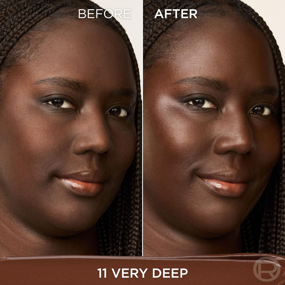 L'Oreal Paris True Match Hyaluron Tinted Balm Foundation applicator and mirror