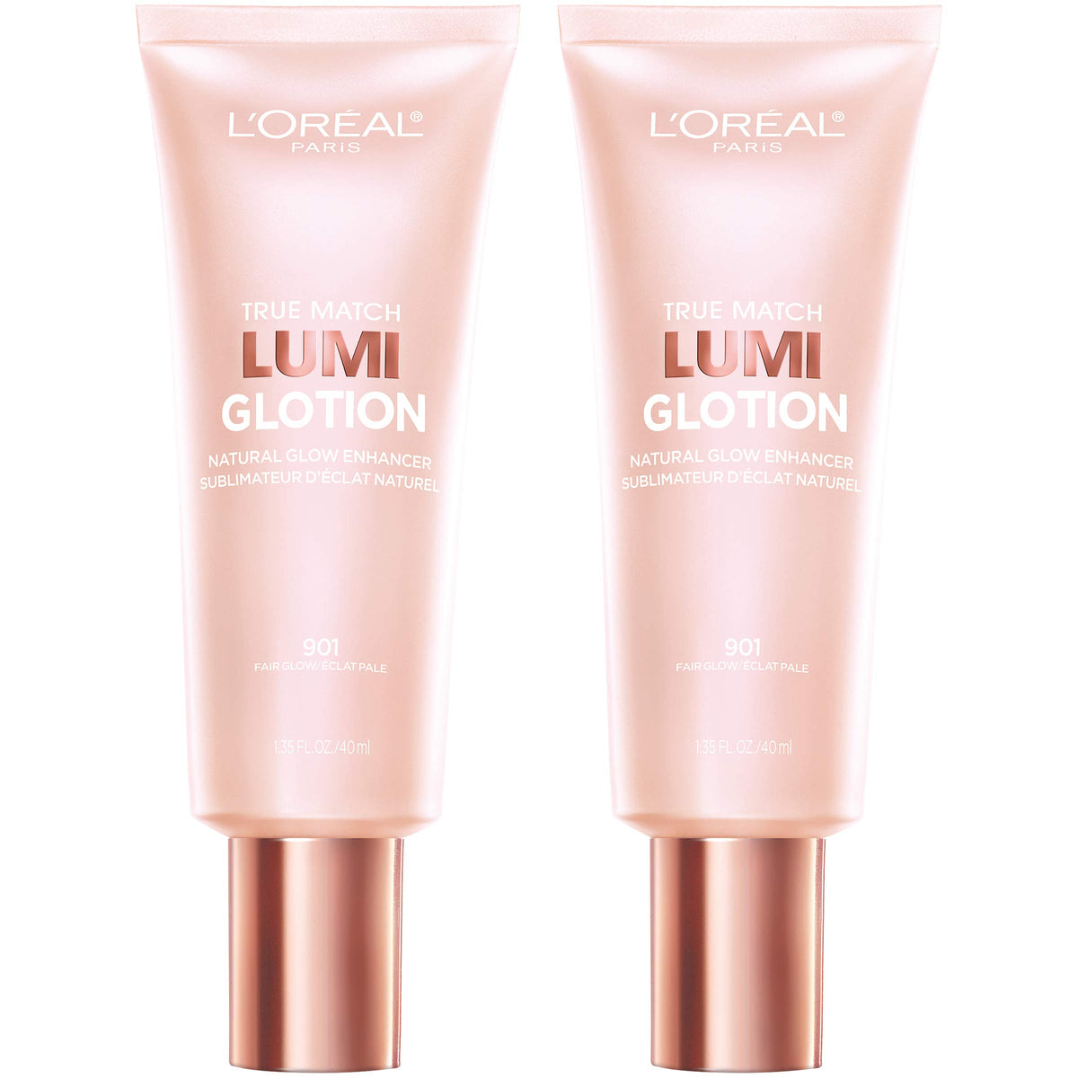 L'Oreal Paris True Match Lumi Glotion front view with packaging