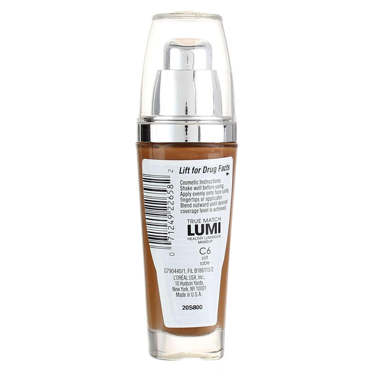 L'Oreal Paris True Match Lumi Makeup C6 Soft Sable in packaging